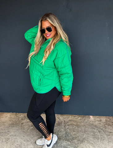 Peyton Puffer Jacket - Red