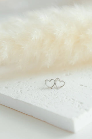 Bitty Heart Studs