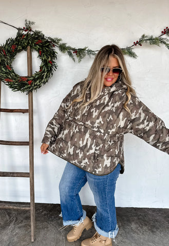 Peyton Puffer Jacket - Camo