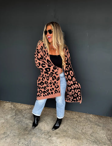 Cloud Cardigan - Leopard