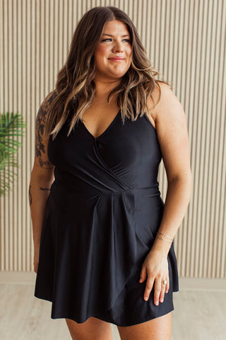 Shimmering Waters Swim Dress