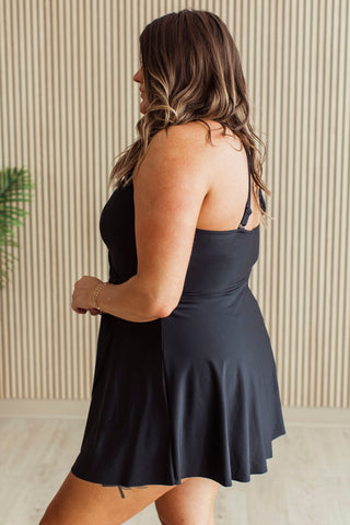 Shimmering Waters Swim Dress