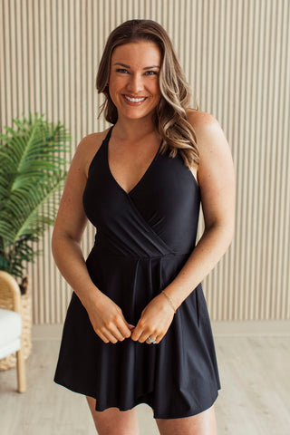 Shimmering Waters Swim Dress