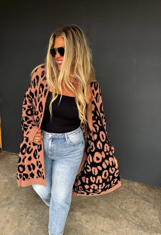 Cloud Cardigan - Leopard