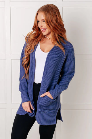 Charlie Cardigan - Stone Blue