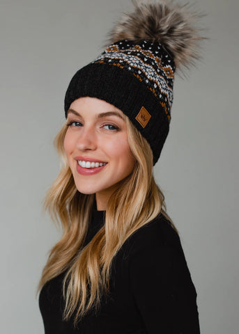 Solstice Knit Toque - Charcoal