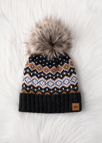 Solstice Knit Toque - Charcoal