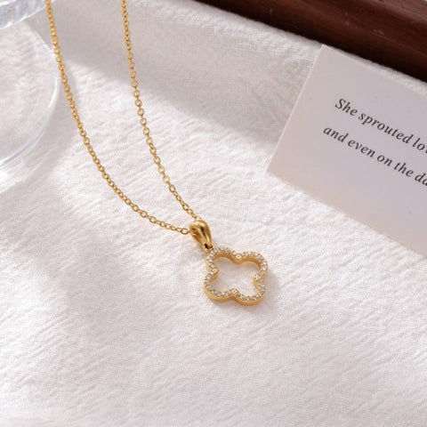 Clover Necklace - Gold