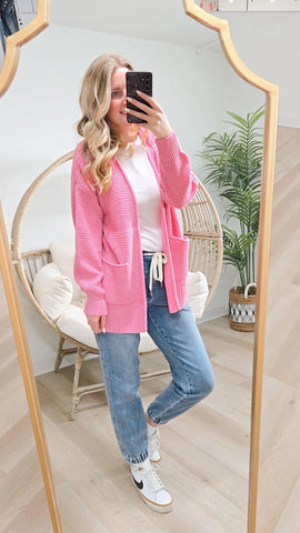 Charlie Cardigan - Pink