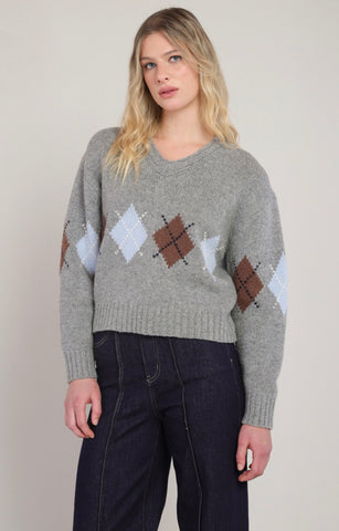 Room 34 Argyle Sweater