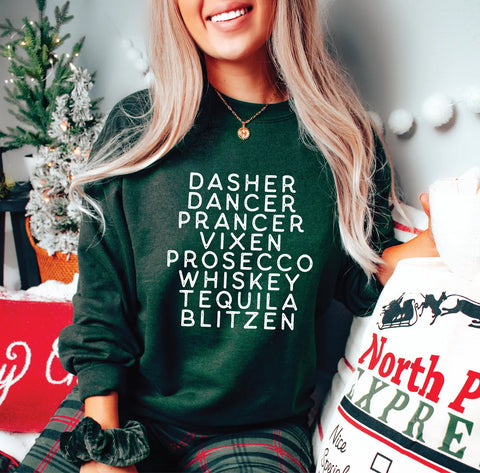 Blitzen Classic Crewneck - Forest
