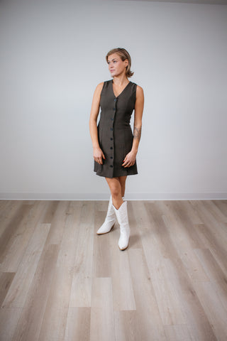 DEX Button Up Dress