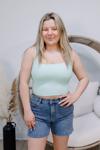 Nova Crop Top - Sweet Mint