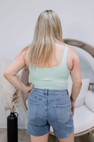 Nova Crop Top - Sweet Mint