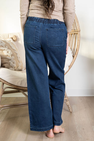 { Room 34 } Knit Denim Pants