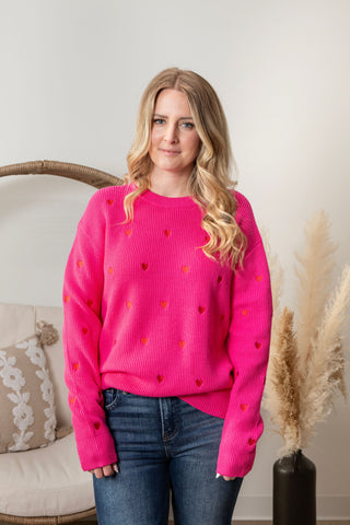 Cupid's Cozy Knit Sweater