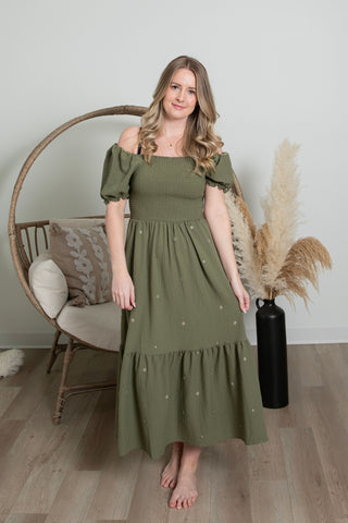 { Room 34 } Sage Summer Dress
