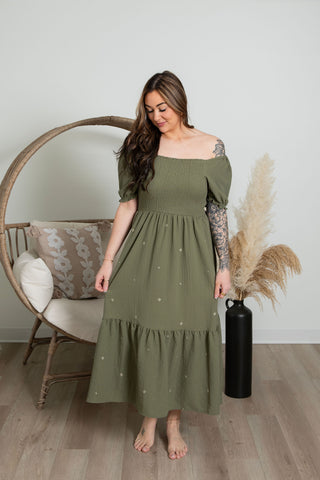 { Room 34 } Sage Summer Dress