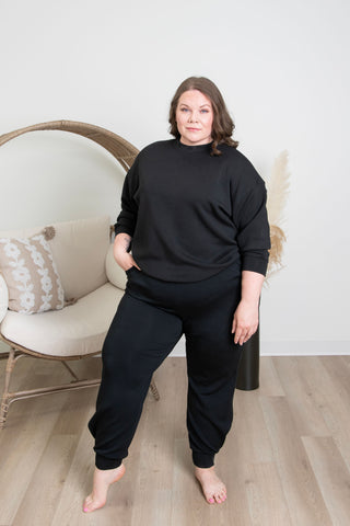 Butter Luxe Joggers - Black