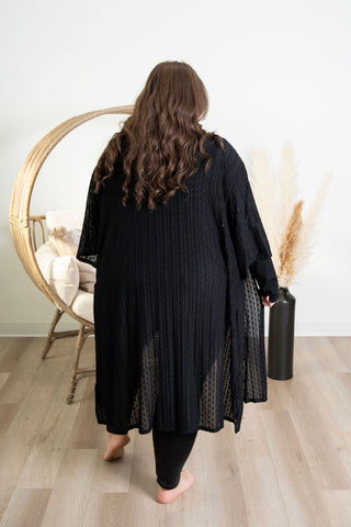 Picturesque Moments Duster - Black