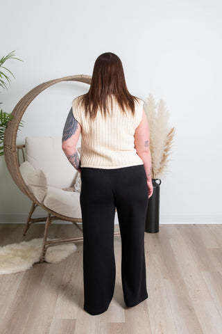 Chunky Knit Vest - Cream