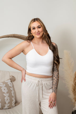 { DEX } Seamless Cami - White