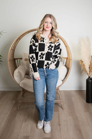 Flower Power Sweater