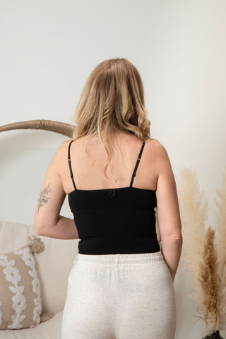 { DEX } Seamless Cami - Black