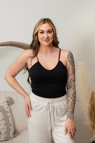 { DEX } Seamless Cami - Black