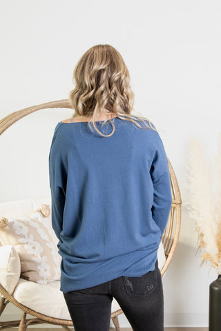 Sophie Softie Sweater - Denim