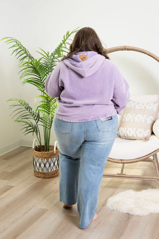 Daphne HalfZip Sweater - Denim Blue