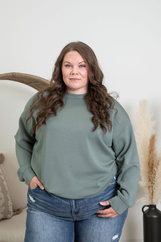 Butter Luxe Crewneck - Sage
