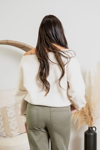 Warm Weekends Sweater - Cream