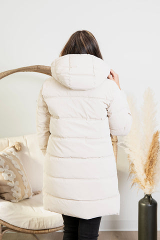{ DEX } Hooded Puffer Coat