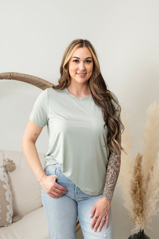 Essentials Tee - Sage