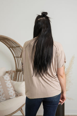Basic B* Tee - Beige