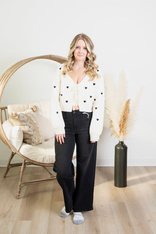 Heartstrings Tie Front Cardi