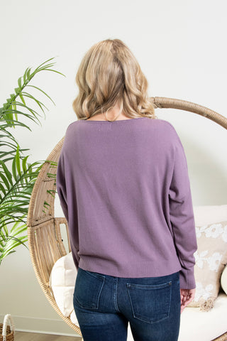 Sarah Softie Sweater - Wisteria