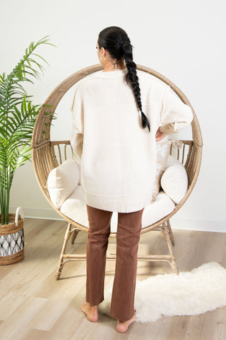 More Than Okay Cardigan - Cream