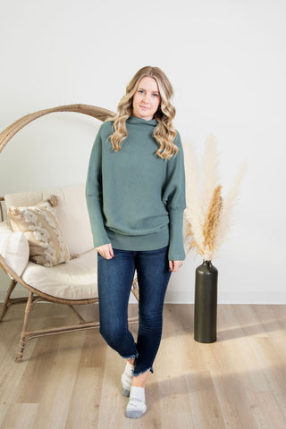 Kalli Ottoman Sweater - Jade