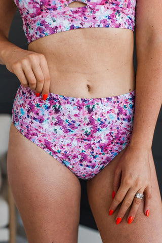 Bask in the Sun Swim Bottoms - Floral