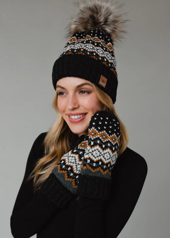 Solstice Knit Toque - Charcoal