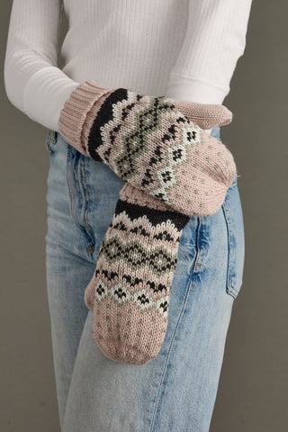 Glacier Knit Mittens - Blush *NEW*