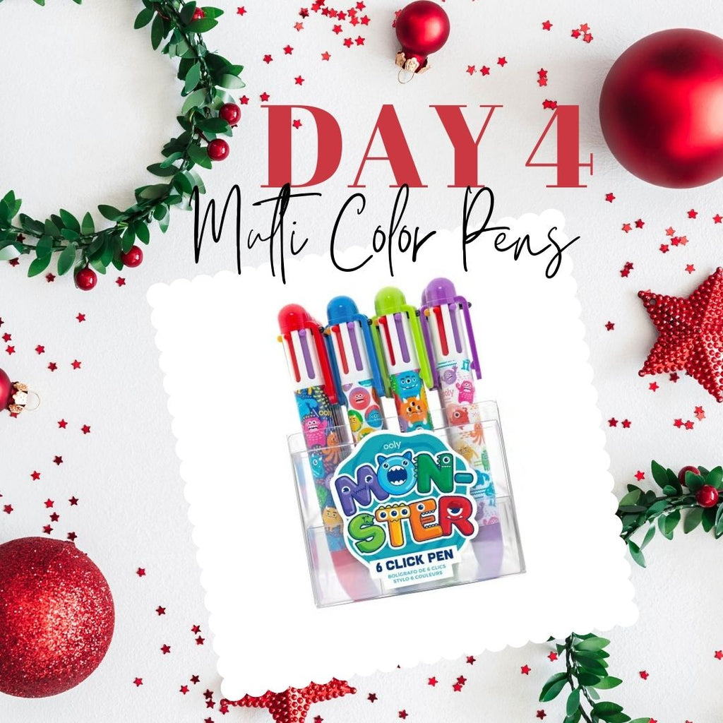 ~ DAY 4 - Multi Color Pens - Monster ~