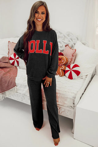 Jolly Crewneck PJ Set