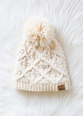 Knit Toque - Cream *NEW*