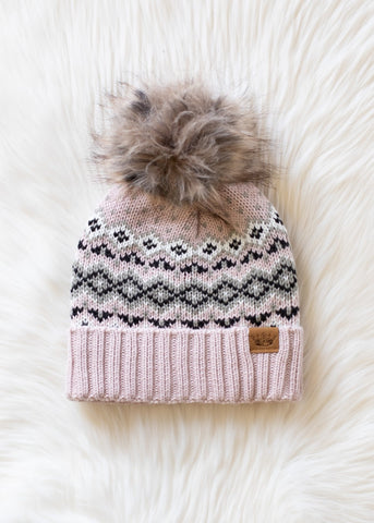 Glacier Knit Toque - Blush *NEW*