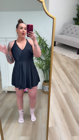 Shimmering Waters Swim Dress