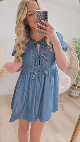 Dear Lover Denim Dress