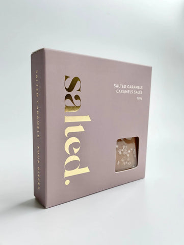 Salted Caramels - Classic Sea Salt 4 Pc Box